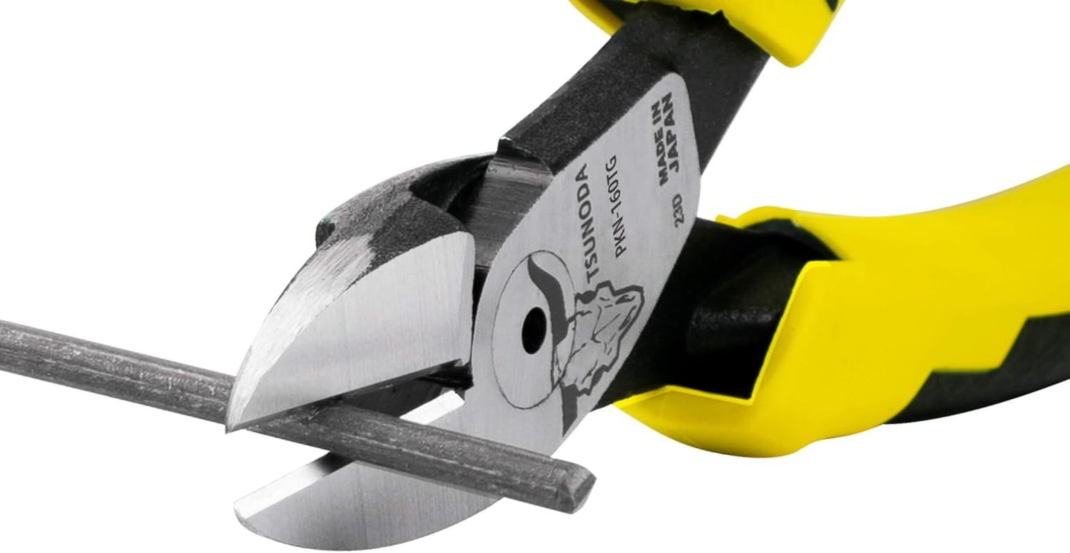 Tsunoda PKN-160TG Power Hard Wire Nipper, 6.3 Inches (160 Mm) image number 6