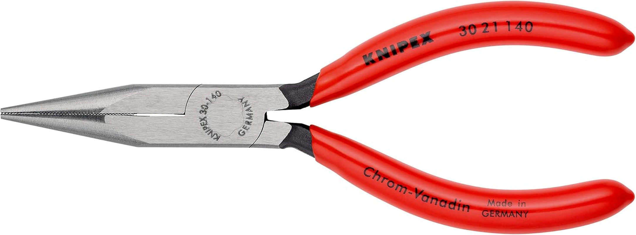 Knipex 30 21 140 Long Nose Plier, 42 Mm Jaw Length X 2.5 Mm Tips Width image number 6