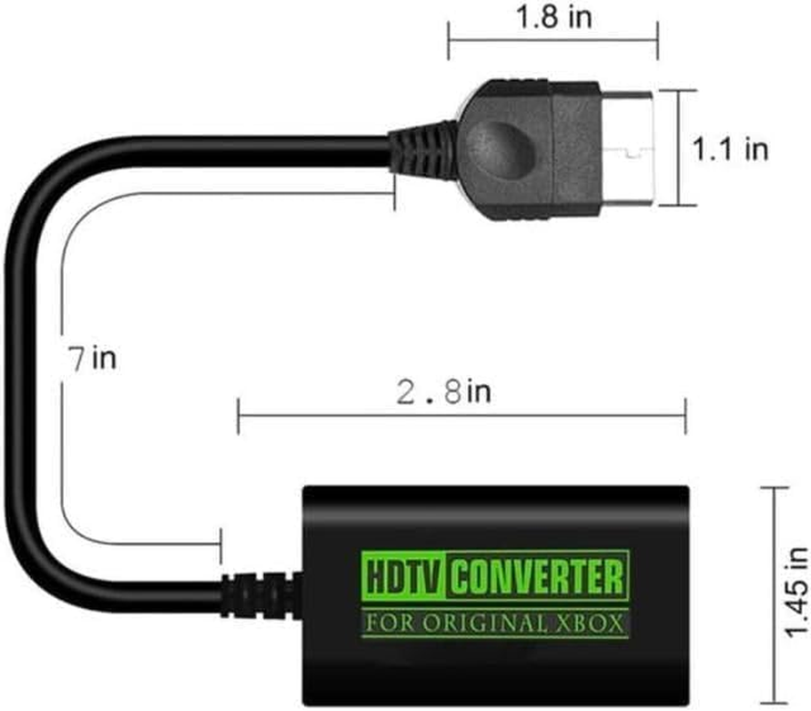 Compatible - HDMI Cable Adapter Converter Component to HDMI for Original Xbox Game Console image number 3