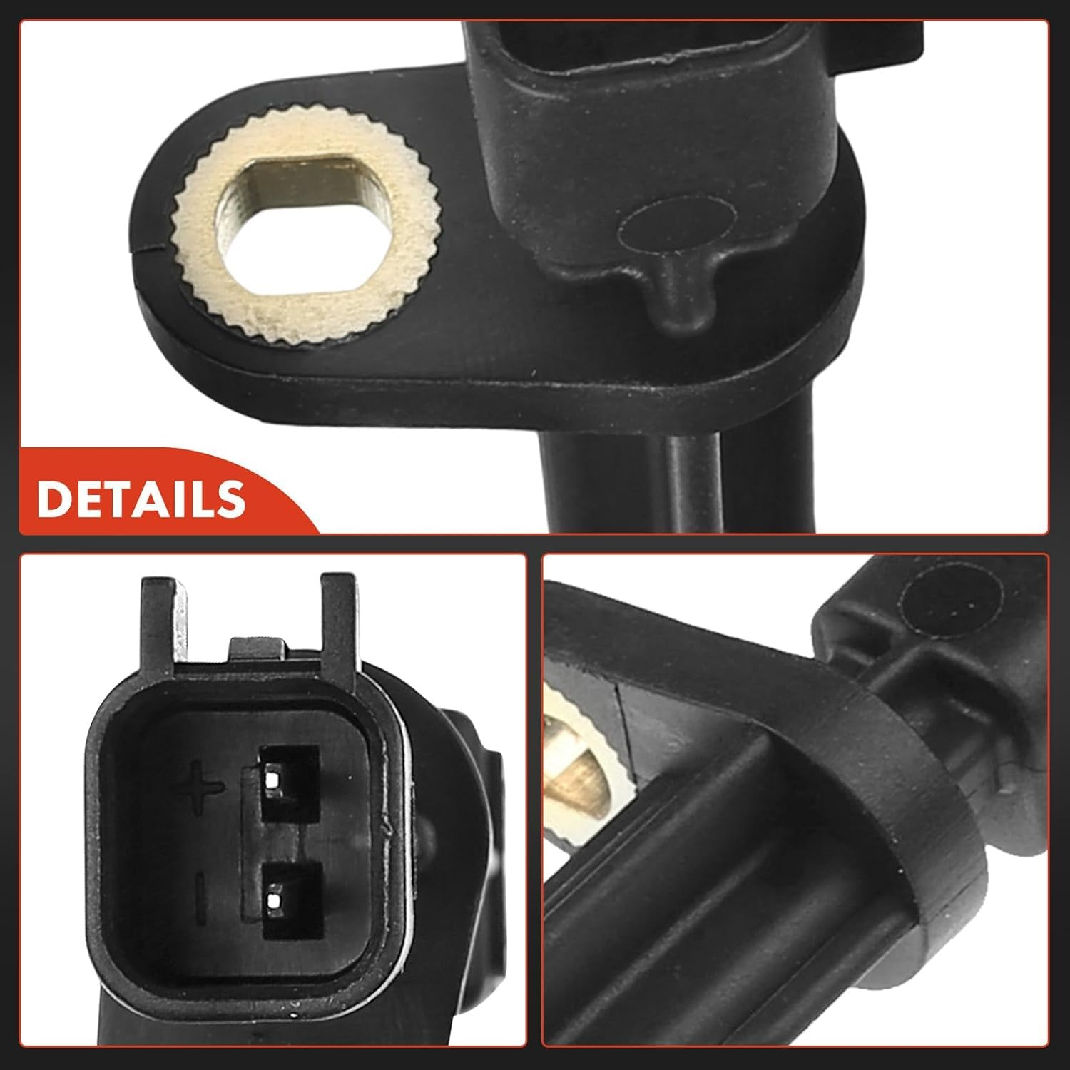 1 Pcs ABS Wheel Speed Senor Car Part, for 2007-2017 for 2007-2011 ABS Sensor Anti-Lock Braking System Sensor Rear Left Right image number 6