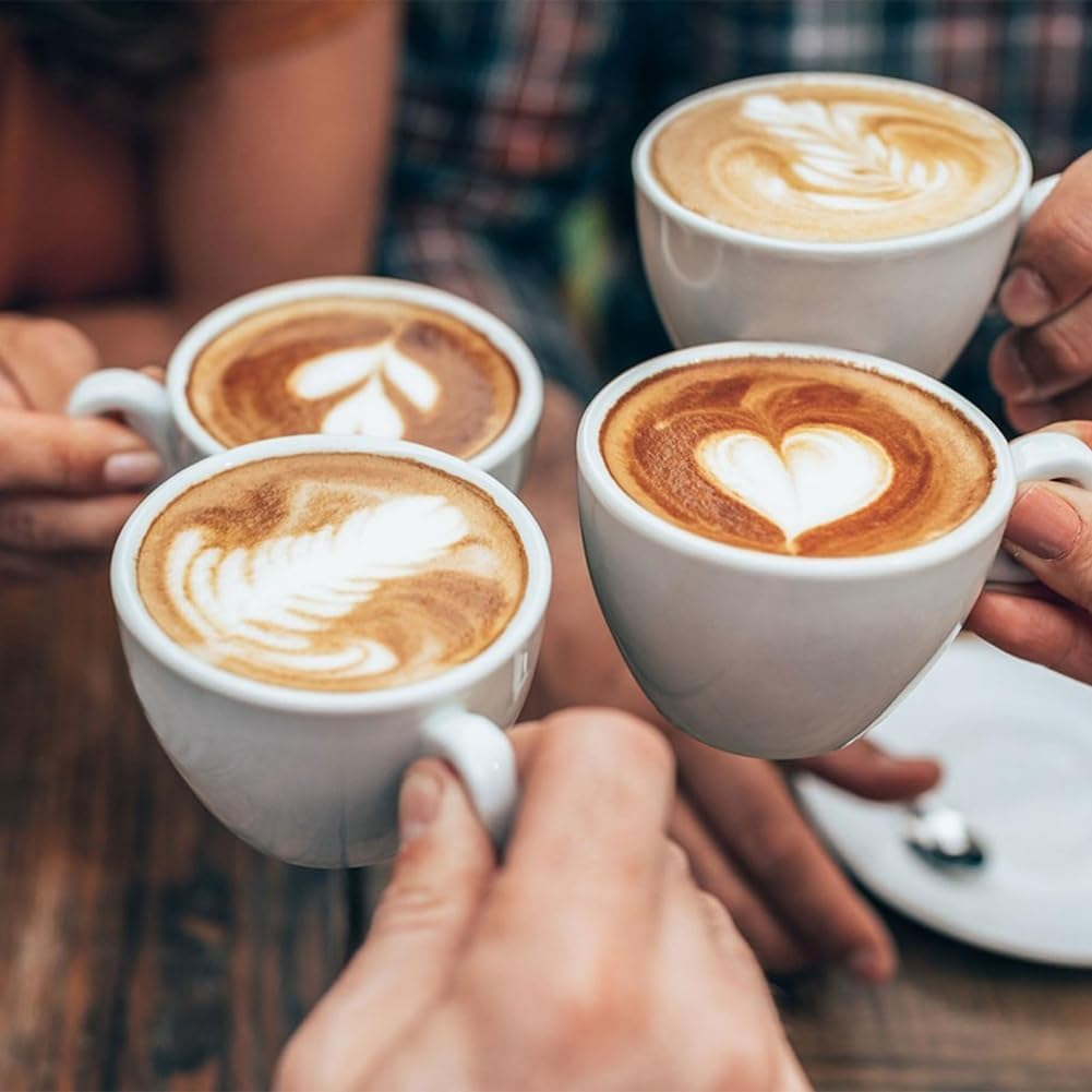 1600PCS Coffee Filter Replacement Paper,Unbleached round Unbleached Tea Filter Cap,Diy Espresso Cloth Filter Screen 64Mm image number 1