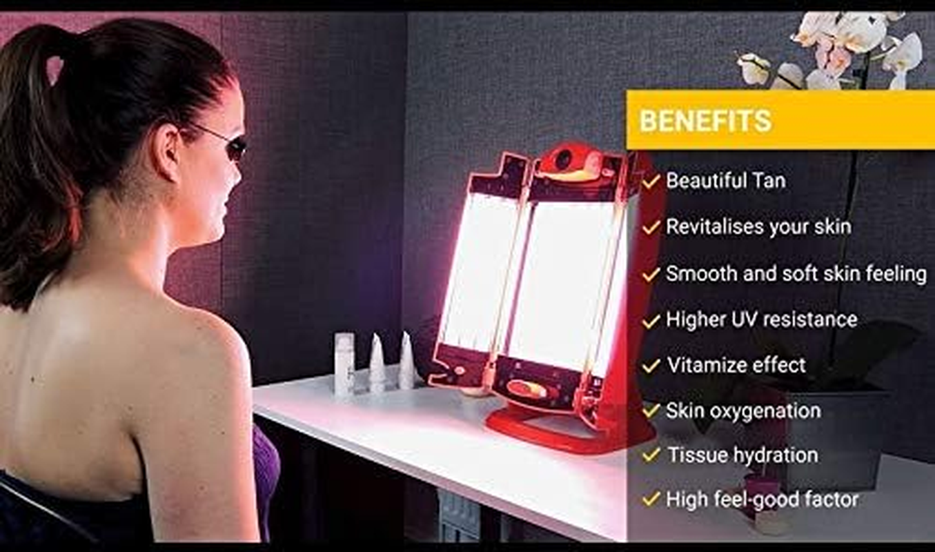 Tanning Lamp RUBINO 3 in 1: TANNING + COLLAGEN LIGHT THERAPY + INFRARED THERAPY image number 5