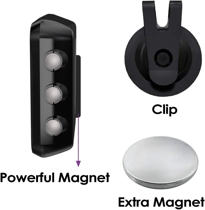 CANMORE H300 Handheld GPS Golf Device, Shot Distance Yardage Measuring, 41,000+ Free Worldwide Preloaded Courses, Accessory for Golfers, Powerful Magnetic Clip for Cart, Black image number 3