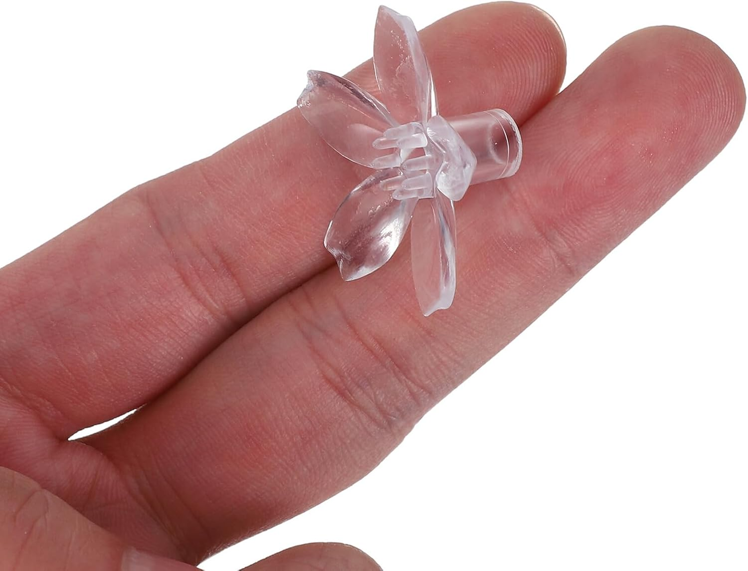 RORPOIR 100Pcs Transparent Cherry Blossom Flower Lampshade Covers for LED String Lights Decorative Wall Lamp Replacement Shades for Party Outdoor Indoor Home Use image number 2