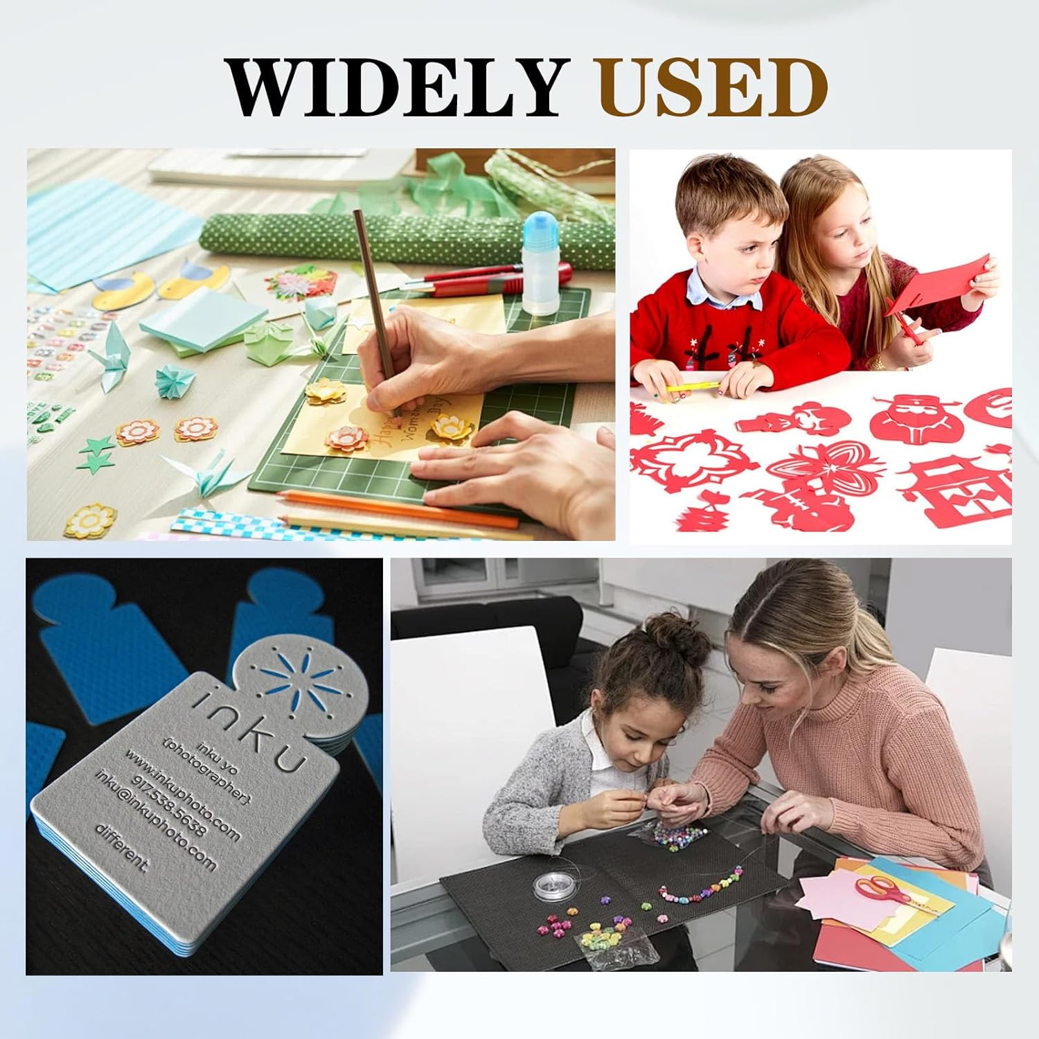 10PCS Premium Fine Point Blades Compatible with Maker 4/Maker 3/Maker/Explore 4/Explore Air 3, Industrial White Packaging Titanium Tip for Glitter Vinyl Cardstock HTV Vellum image number 3