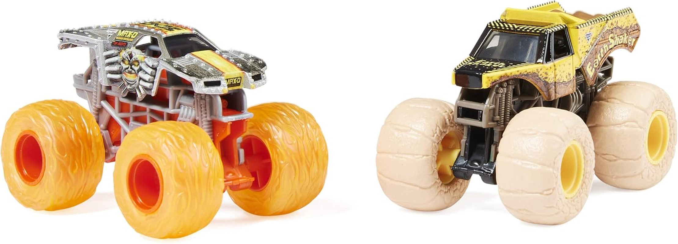 Monster Jam, Official 1:64 Scale Die-Cast Monster Trucks 2-Pack (Style May Vary) image number 3