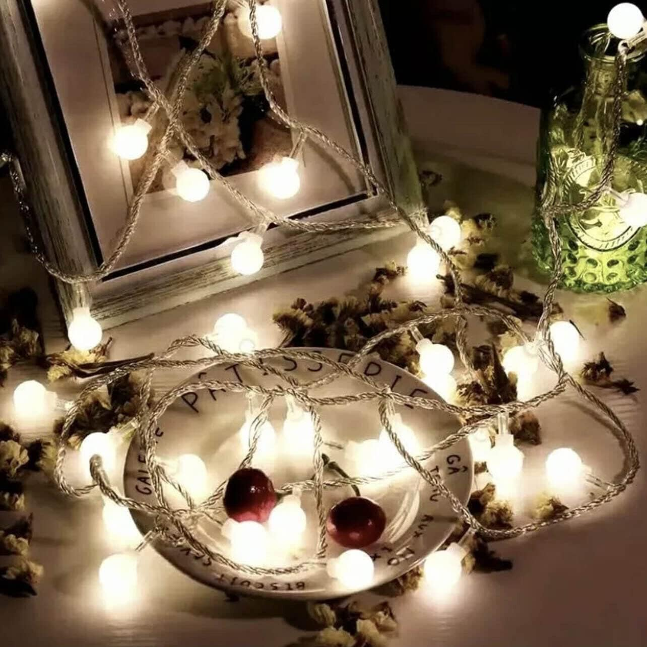 USB Bulb Ball Fairy String Strips Lights Home Garden Lamp Halloween Xmas Garden, and Home Celebrations Party image number 1