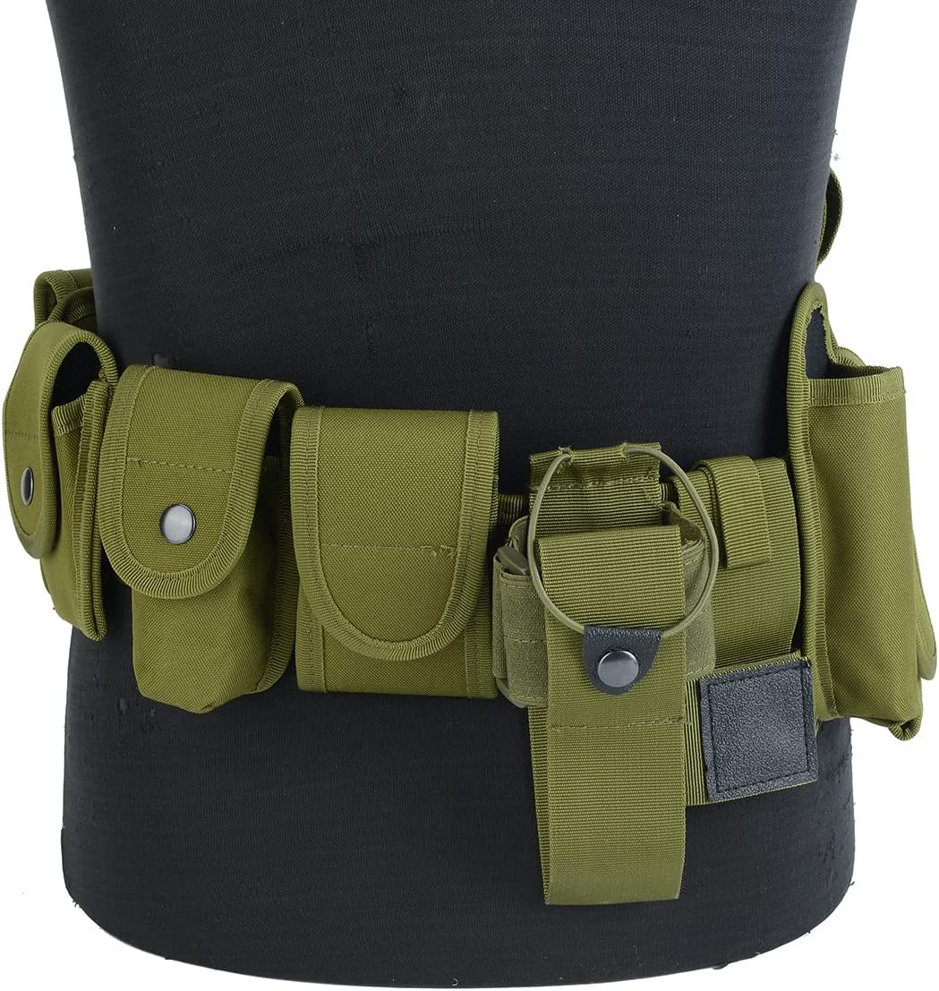 Law Enforcement Utility Tactical Belt Multifunctional Outdoor Training Belt Bag Hiking Belt Patrol Military image number 4