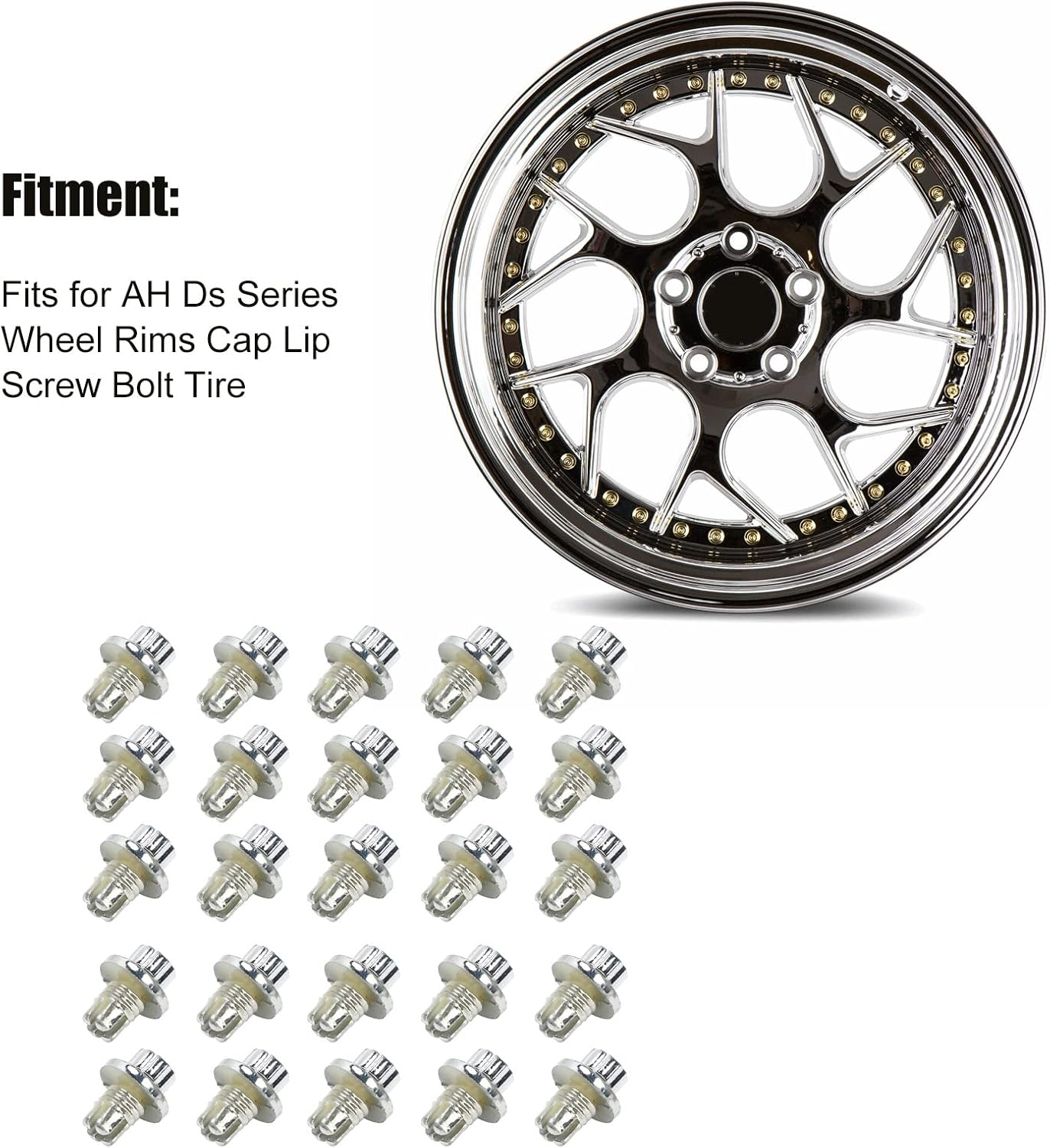 Wheel Rivets Wheel L, Automotive Wheel Nuts, Pack of 25 Wheel Rivets Lip Rivets Nutor as Series Rads Lip S Tyres image number 5