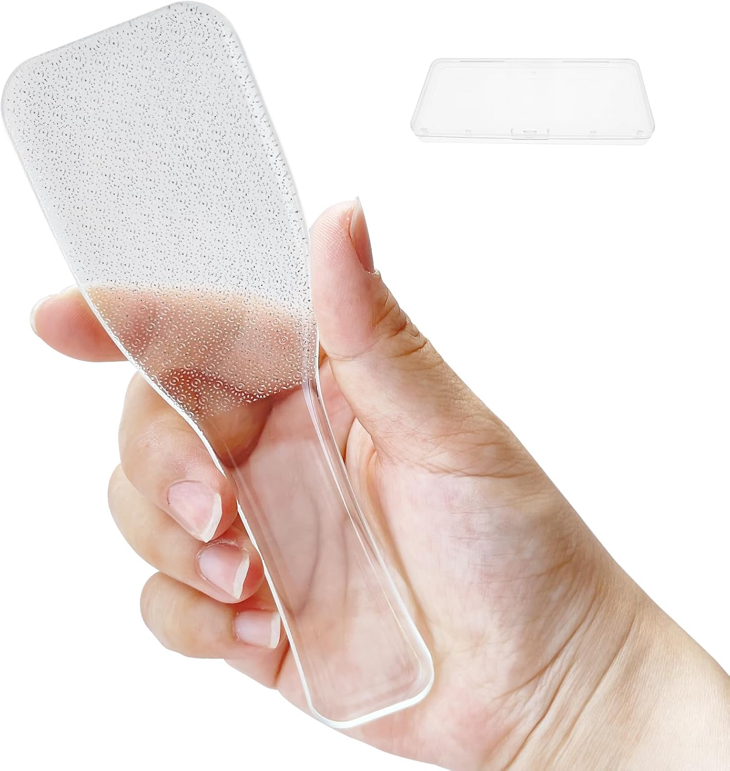 Nano Glass Foot File, Highly Effective Callus Remover，Feet Hard Skin Remover, Glass Foot Files for Hard Skin - Professional Pedicure Tool for Soft & Smooth Heels. image number 2