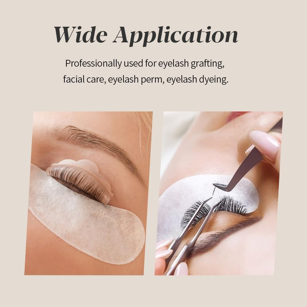 ANNAFRIS 100Pairs under Eye Patches, Lash Pads for Eyelash Extension(Pink) image number 6