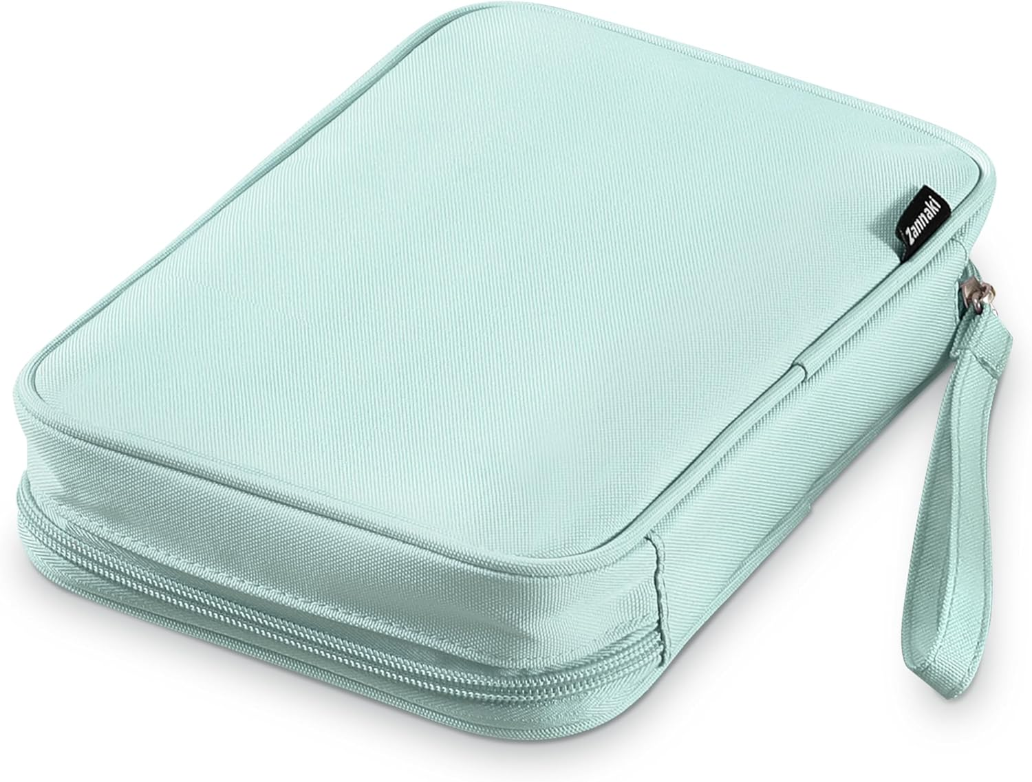 Zannaki Big Capacity Storage Pouch Marker Pen Pencil Case Simple Stationery Bag Box Art Tool & Sketch Storage Boxes for Bullet Journal Middle High School Office College Student Girl Women Adult Teen