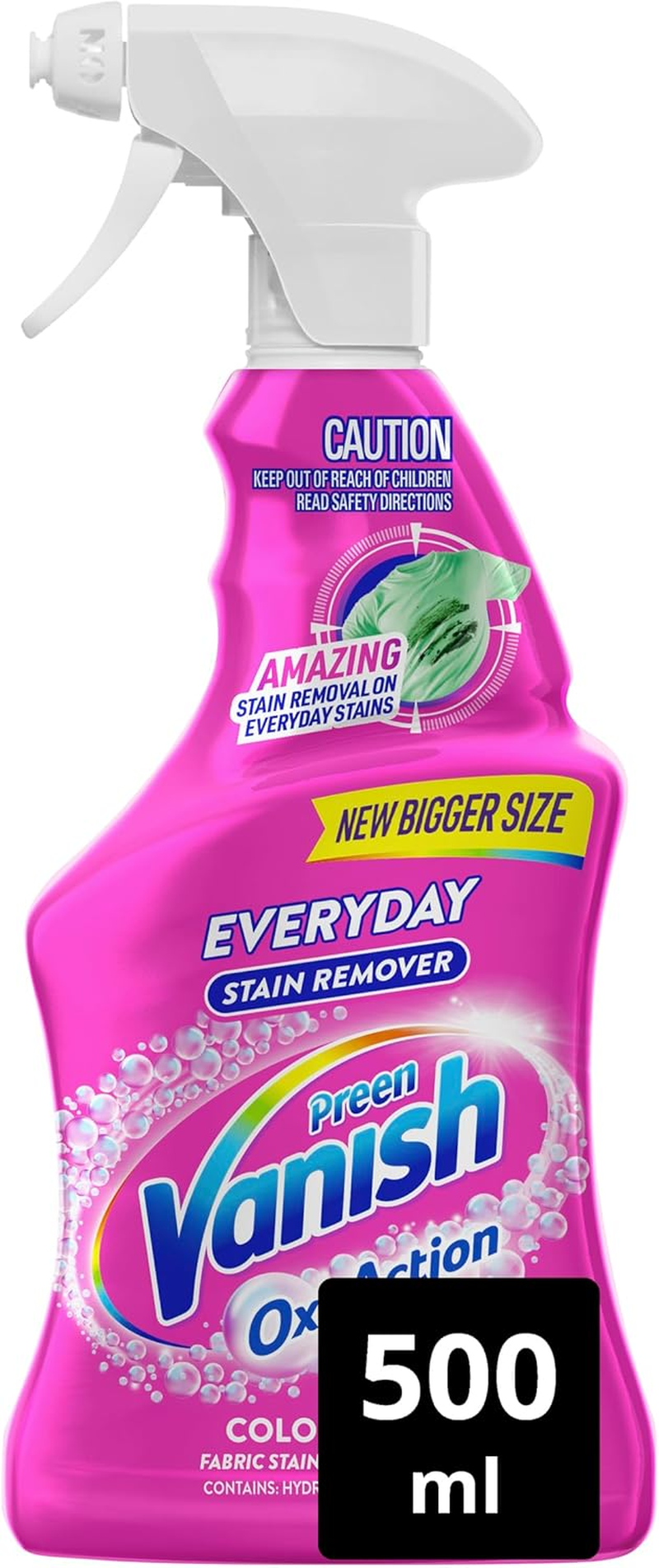 Vanish Preen Oxi Action Everyday Stain Remover Spray 500Ml image number 3
