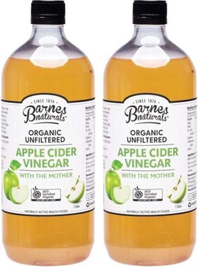 Barnes Naturals Organic Unfiltered Apple Cider Vinegar with the Mother 1 Litre image number 1