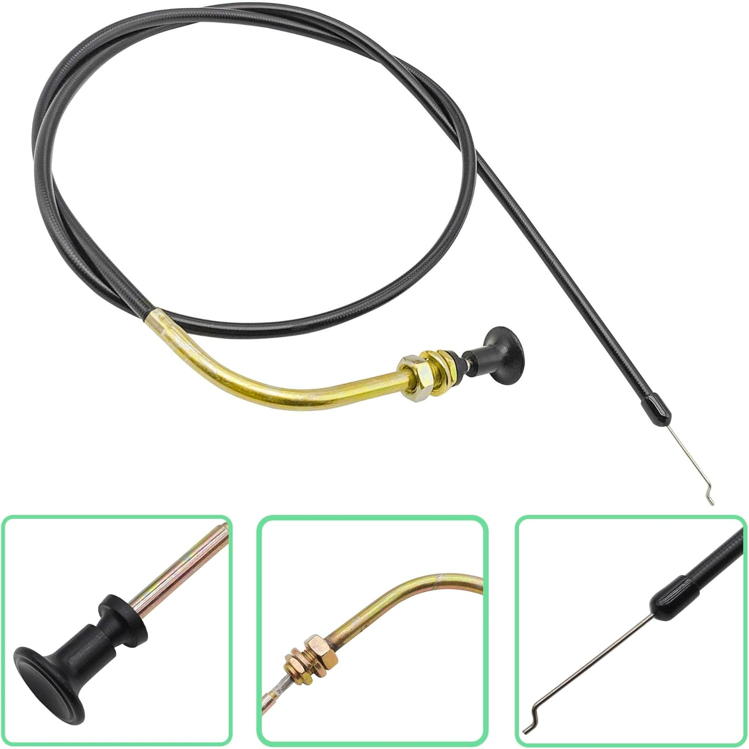 AOTWD 112-9753 Mower Choke Cable Fit for 74630 74631 74632 74635 image number 1