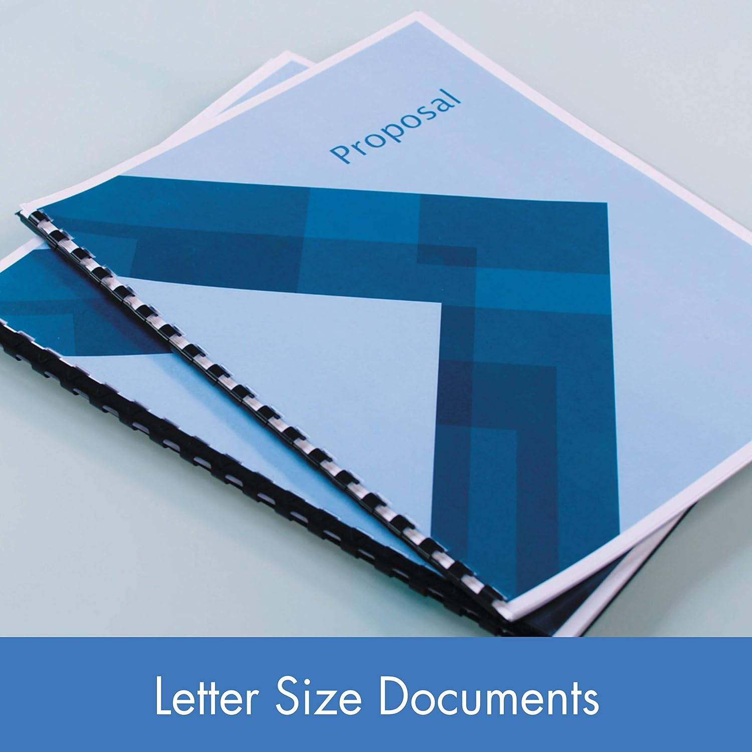 Mead Combbind Binding Spines/Spirals/Coils/Combs, 3/8", 55 Sheet Capacity, Black, 125 Pack (4000132) image number 4