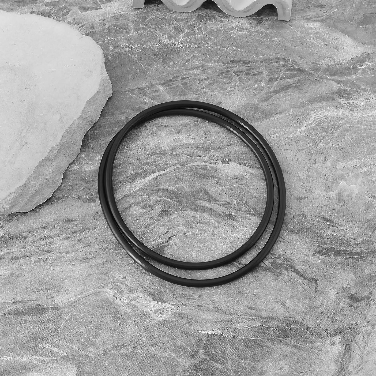 Emagtech 2PCS Canister Filter Replacement Seal O-Ring Compatible with Sunsun HW304A HW304B Canister Filter Aquarium Filter Seal O-Ring for Filter System image number 4