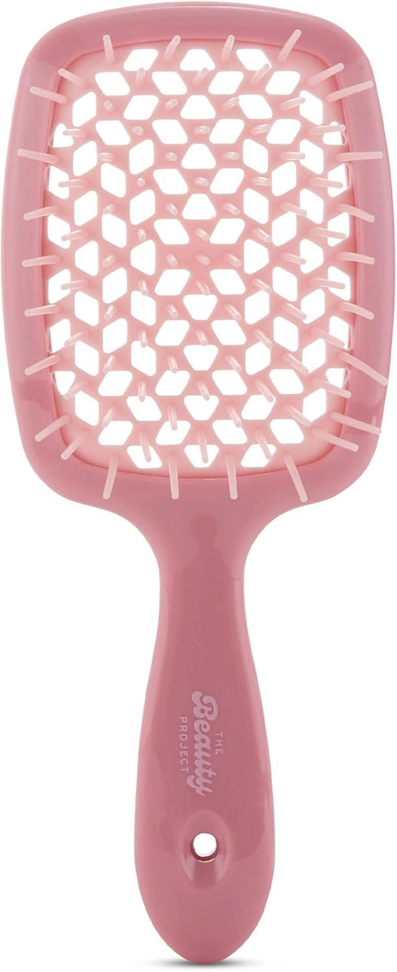 Detangling Brush for All Wet or Dry Hair Types - Pain-Free Brushing, Vented Hair Brush - Lightweight Handle with Extreme Flex to Contour to Scalp (Amethyst)