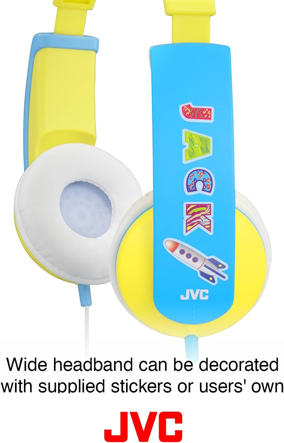 JVC HAKD5R Kids Headphones - Red
