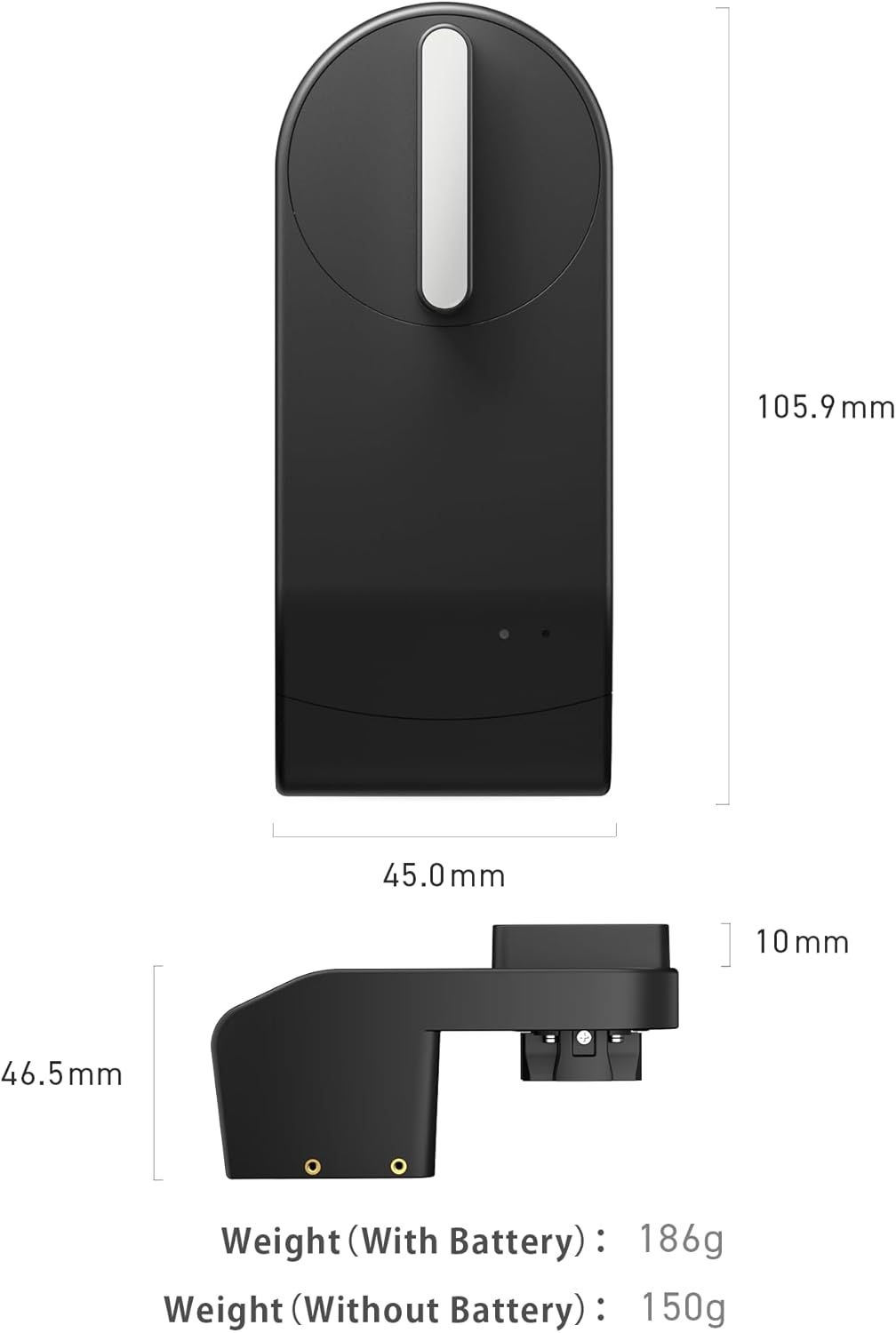 Candyhouse SESAME5PRO Candy House, Sesame 5 Pro (White) Office, Stores, Entryways, Auto-Lock, High Performance, Keys, Smartphone Control, Alexa Google Home, Applewatch, Remote Compatible, No image number 3