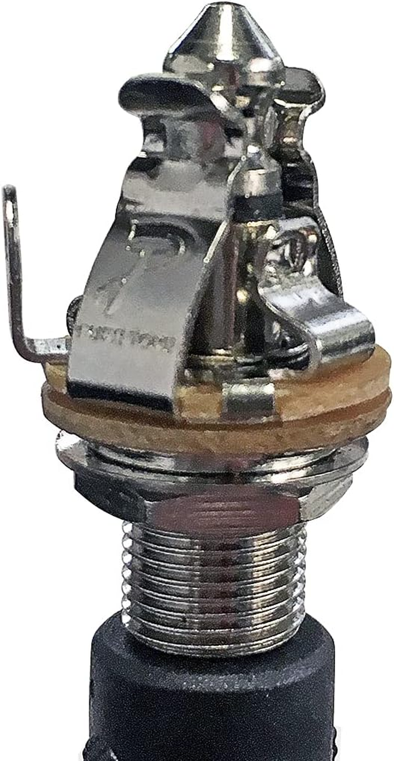 Pure Tone Full-Contact Output Jack for Guitar/Bass, with Mounting Hardware