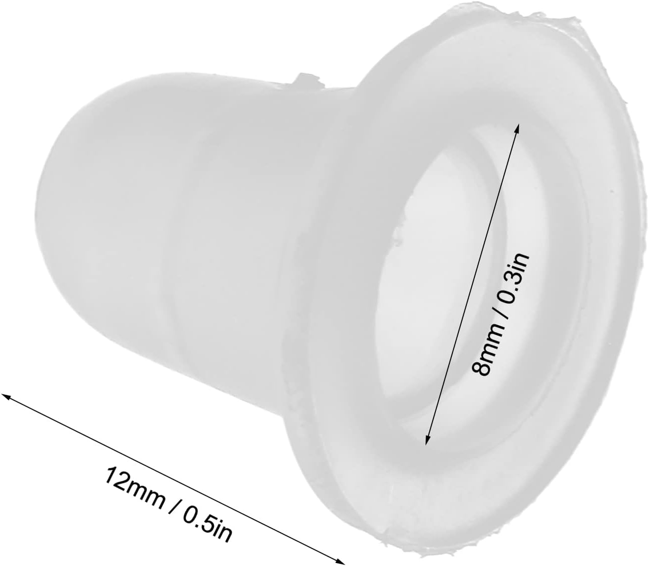 Watris Veiyi Pack of 100 Tattoo Colour Caps, Silicone Tattoo Cups, Tattoo Ink Cups for Eyebrow Tattoos, Lip Tattoos (S) image number 4