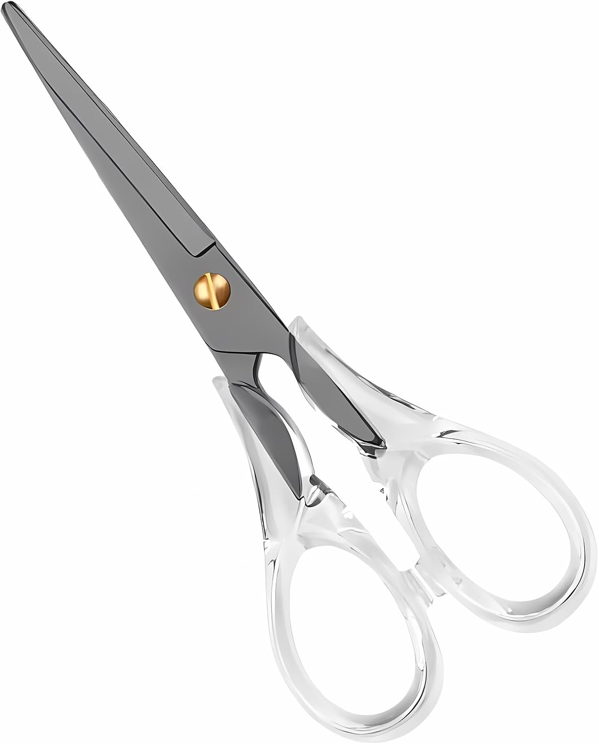 Scissors Blue, Stainless Steel Blade with Acrylic Handle, All Purpose Scissor for Office, School, Home, Fabric Shears, Tijeras