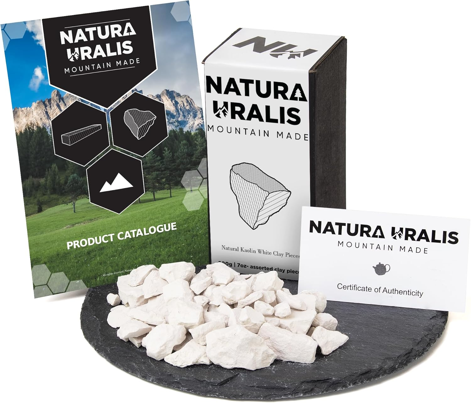 Kaolin White Clay | 100G of Natural White Clay, Pure White to Off-White - Amazing Crunch, Satisfying Earthy, Velvety and Firm Texture, ASMR Sensation image number 2