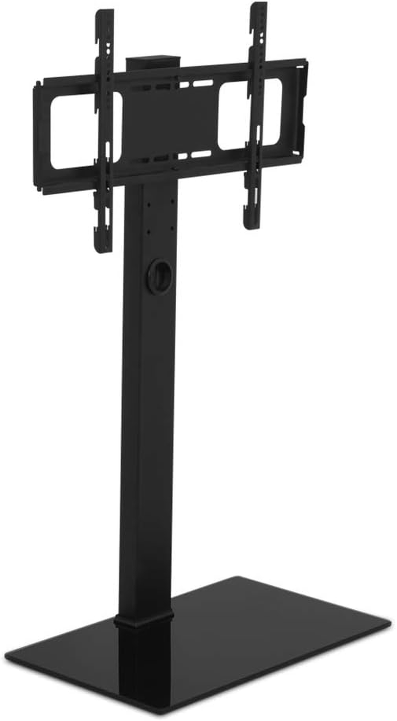 Artiss 32-60 Inch TV Stand, Adjustable Tvs Mount Bracket Storage Shelf Universal Mounting Brackets Floor Stands Home Entertainment Office Bedroom, with 3 Tier Shelves Black