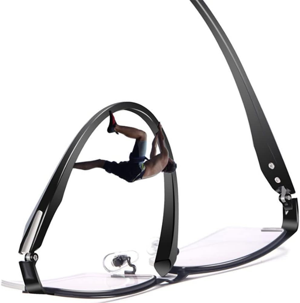 Progressive Multifocal Reading Glasses, Men'S Photochromic Transition UV400 Sunglasses,+1.0 to +3.0 Diopter (Color : Black, Size : +3.00)