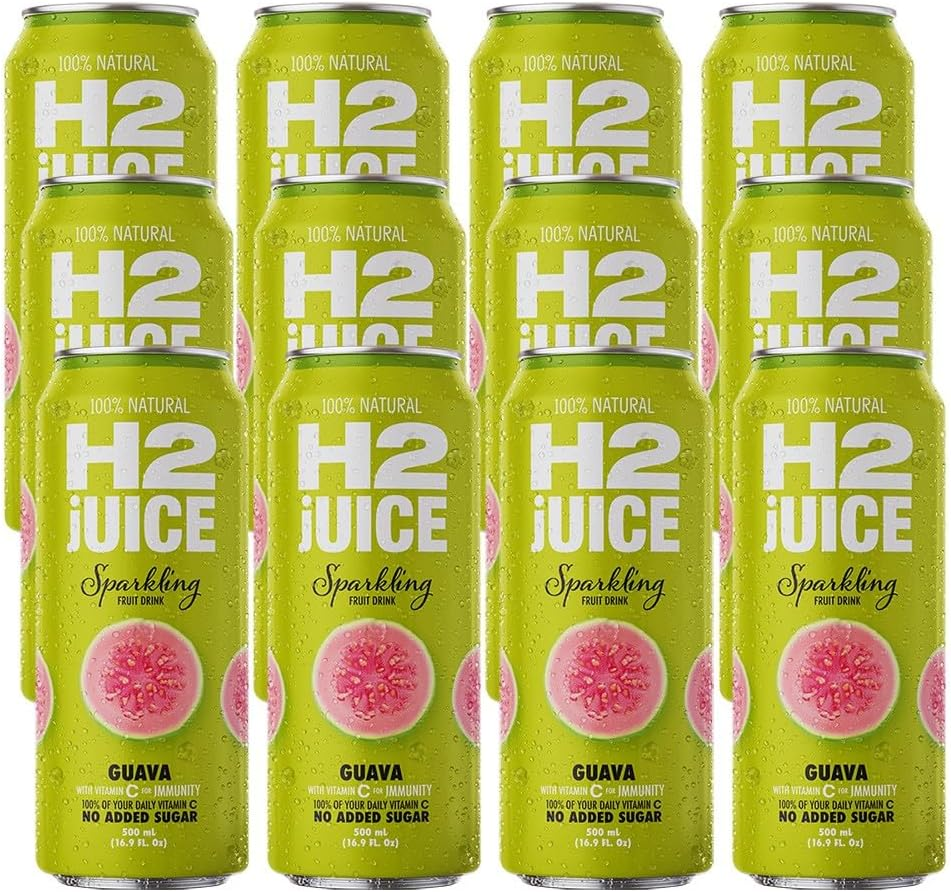 H2 Juice, 12 X 500 Ml, Sparkling Guava image number 2