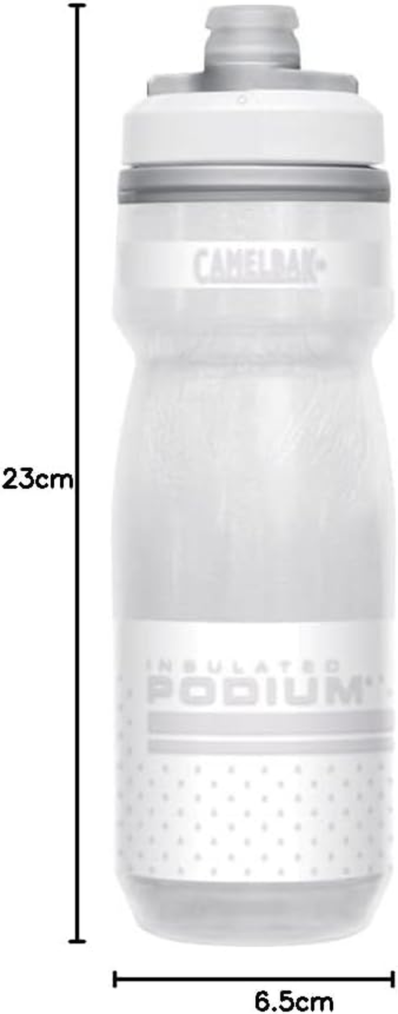 Camelbak Podium Chill Reflective Ghost Bicycle Insulated Bottle, 21.4 Fl Oz (620 Ml) - Reflective Ghost image number 3