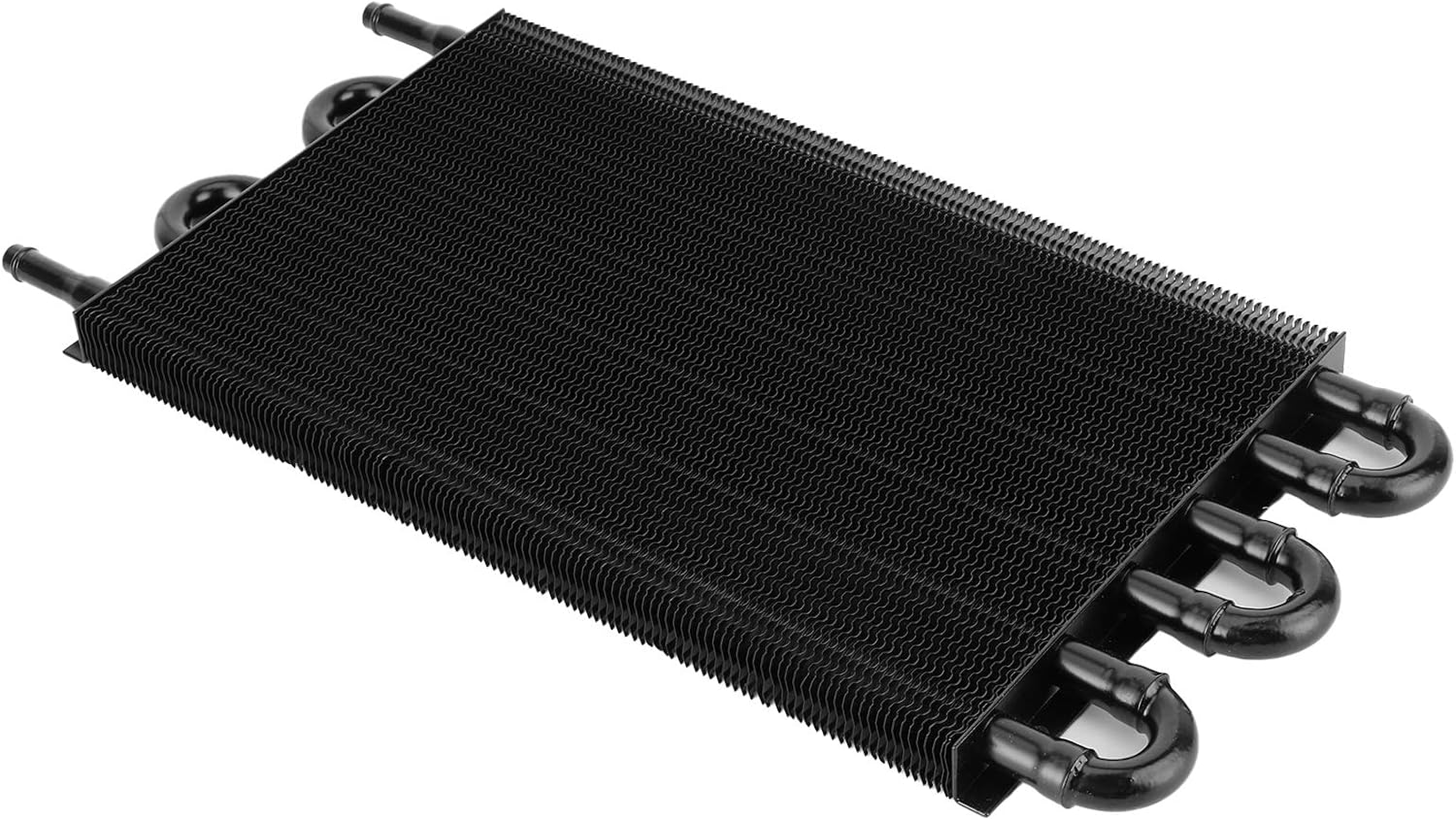 Transmission Cooler, Transmission Oil Cooler Kit Aluminum 6 Row Oil Cooler Kit with Installation Accessory for Vehicles image number 4