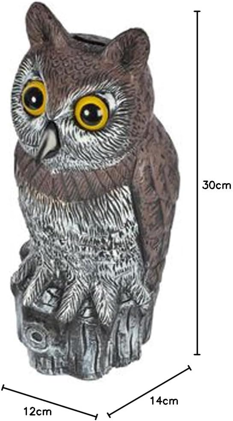 Feldspar Garden Decoration Owl, 30 Cm Size