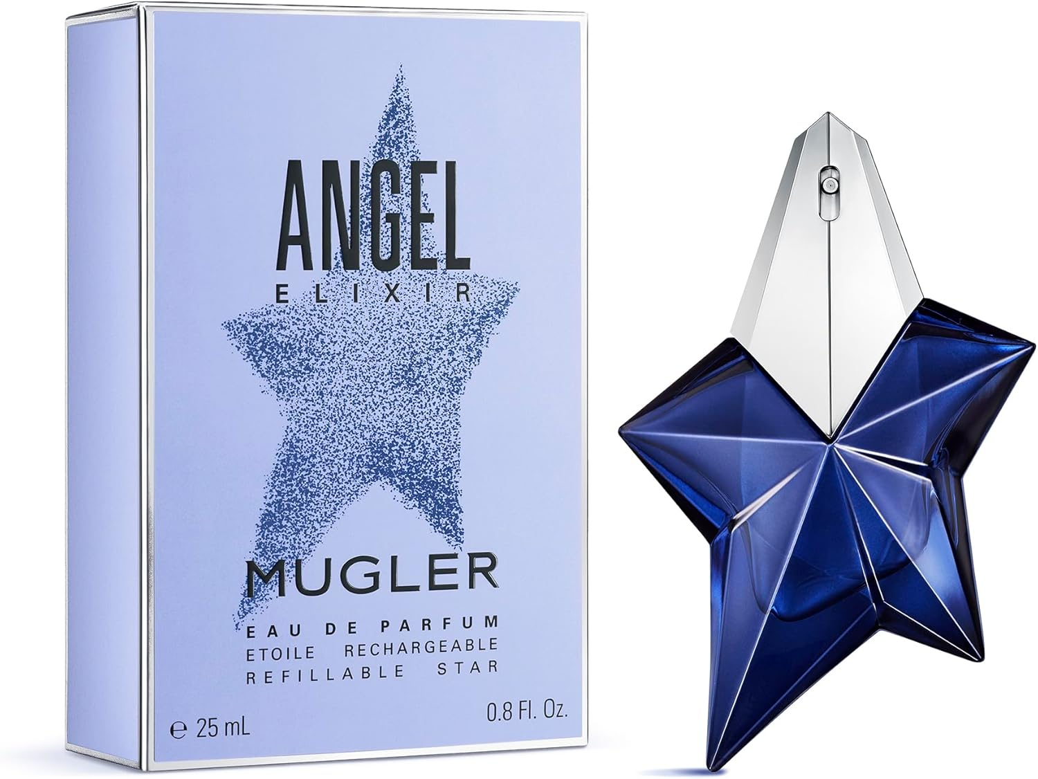 MUGLER - Angel Elixir - Eau De Parfum Florale - Women'S Perfume - Ambery Edible Fruity Scent - Vanilla Infusion - Magnetic Fragrance - Refillable - 25 ML image number 5