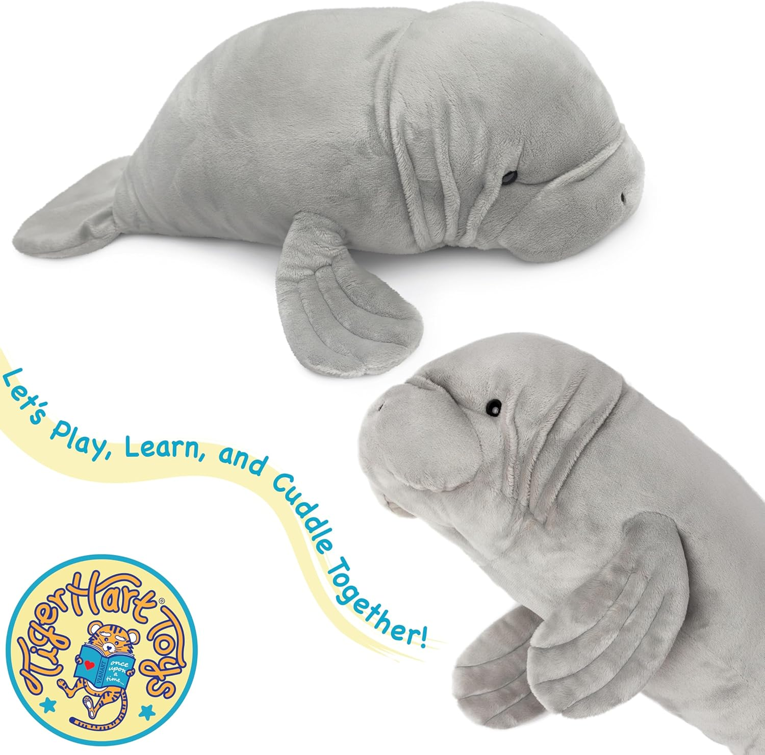 Morgan the Manatee - 21 Inch Stuffed Animal Plush image number 1