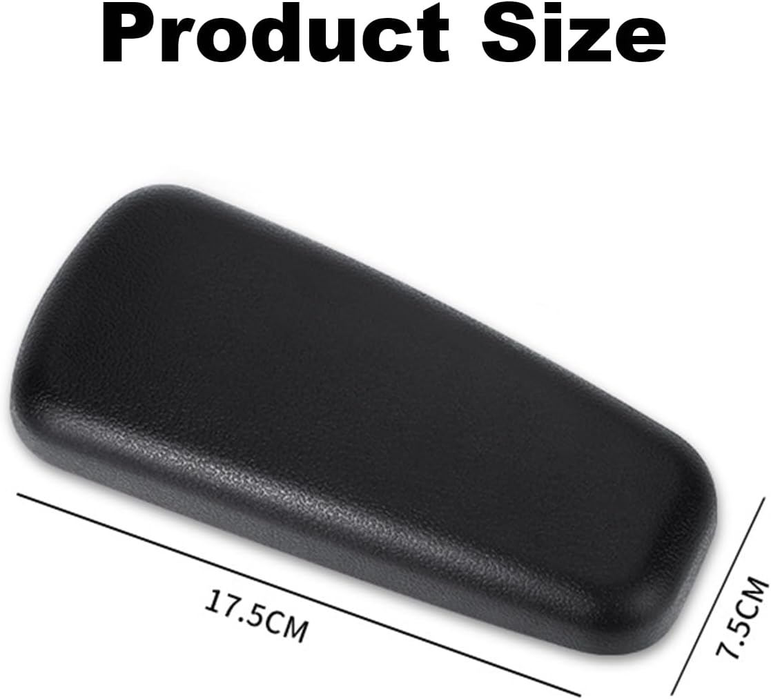 2PCS Car Armrest Pads,Car Knee Cushion,Soft Leather Elbow Rest Cushions for Comfortable Support, Universal Fit for Cars, Suvs, and Trucks (Black) image number 6