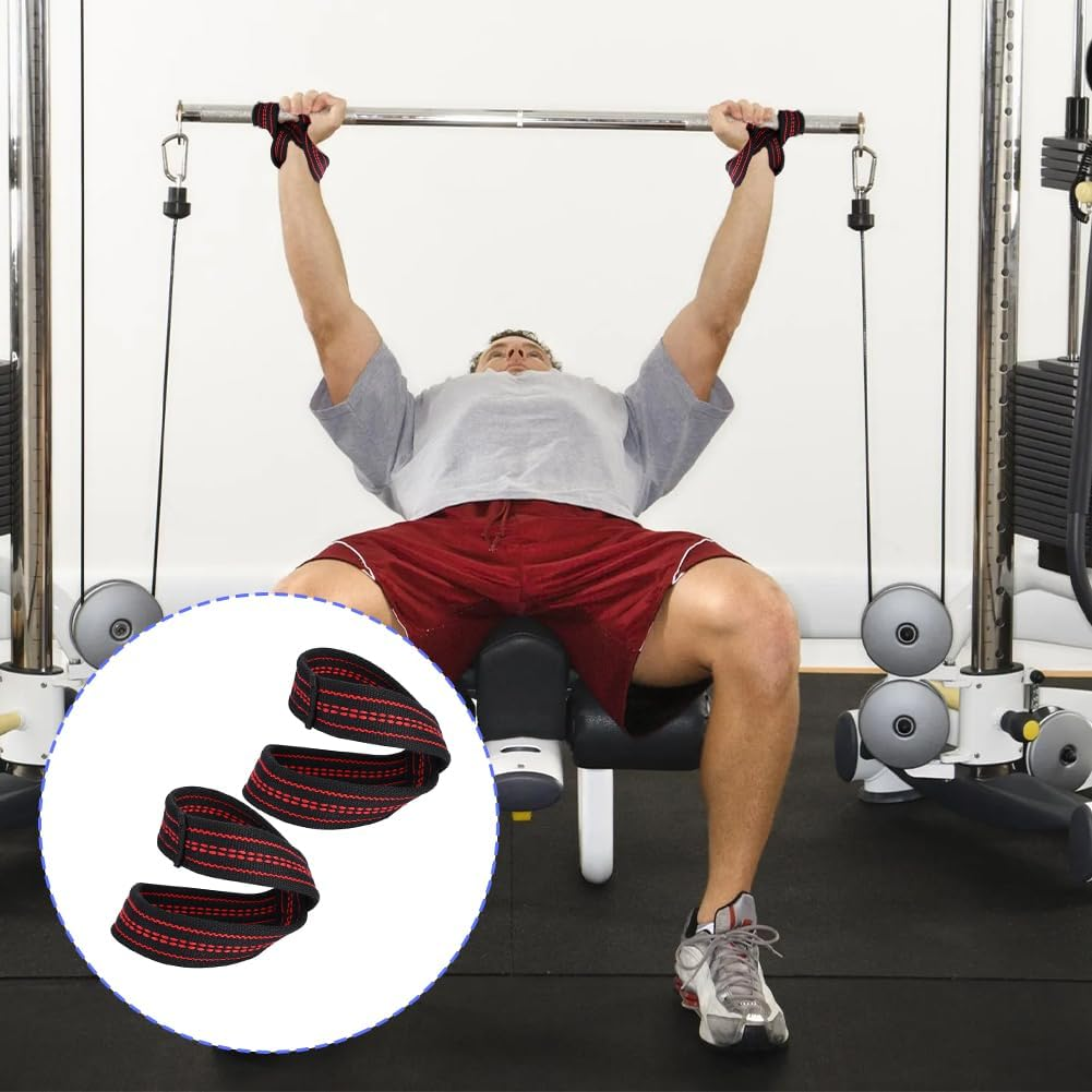 Deadlift Straps Figure 8 Loop Weight Lifting Strap Prevent Grip Slip Cross Training Strong Weightlifting Wrist Guard for Power Lifters Weightlifters Workout Enthusiasts image number 6