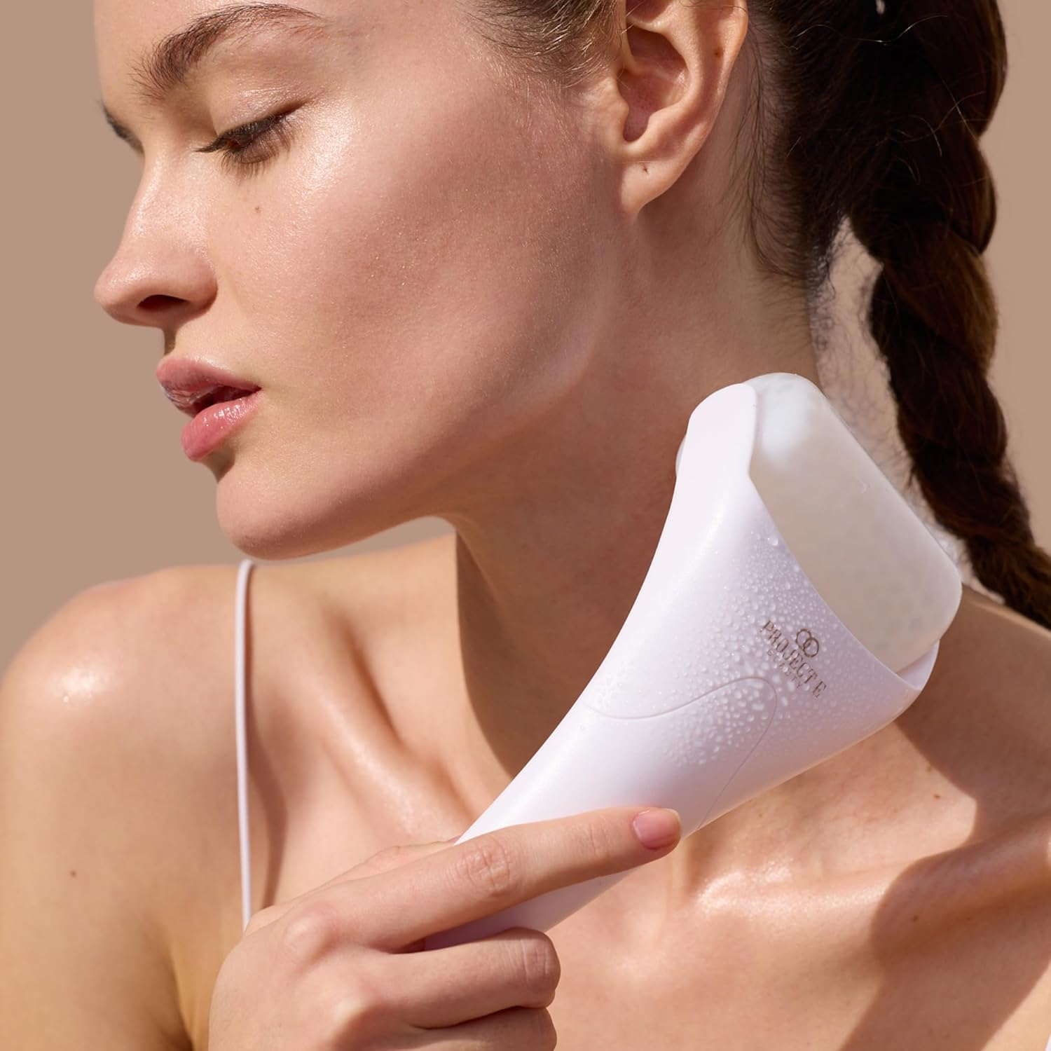 Ice Roller Cold Therapy by Project E Beauty | Reduce Puffiness & Dark Circles | Tightens & Firms| Diminish Fine Lines | Brighten Skin | Pain Relief | Muscle Soreness | Redness image number 2