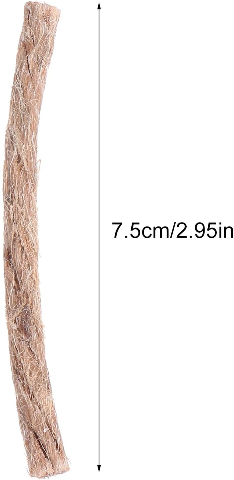 WOONEKY Camping Fire Starter Rope Wick 20Pcs Set Wax-Infused Jute Cord for Hiking Outdoor Survival and Barbecue Use image number 6