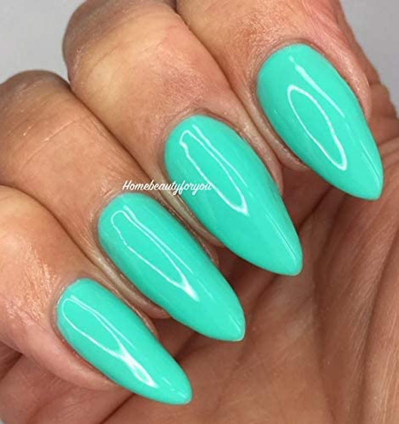 BLUESKY Gel Nail Polish [Tiffany] Turquoise Green Soak off LED UV Light - Chip Resistant & 21-Day Wear 10Ml image number 1