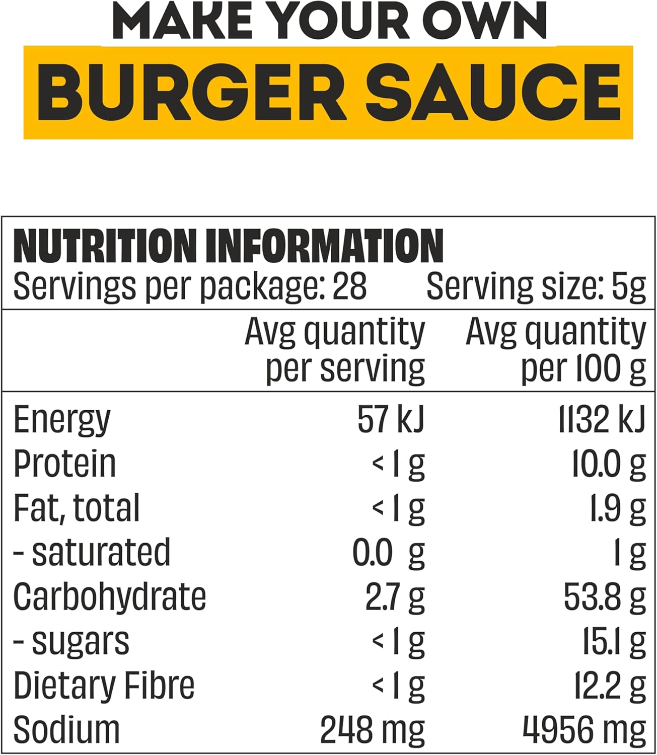 Mingle Seasoning No Nasties Burger Sauce Spice image number 2
