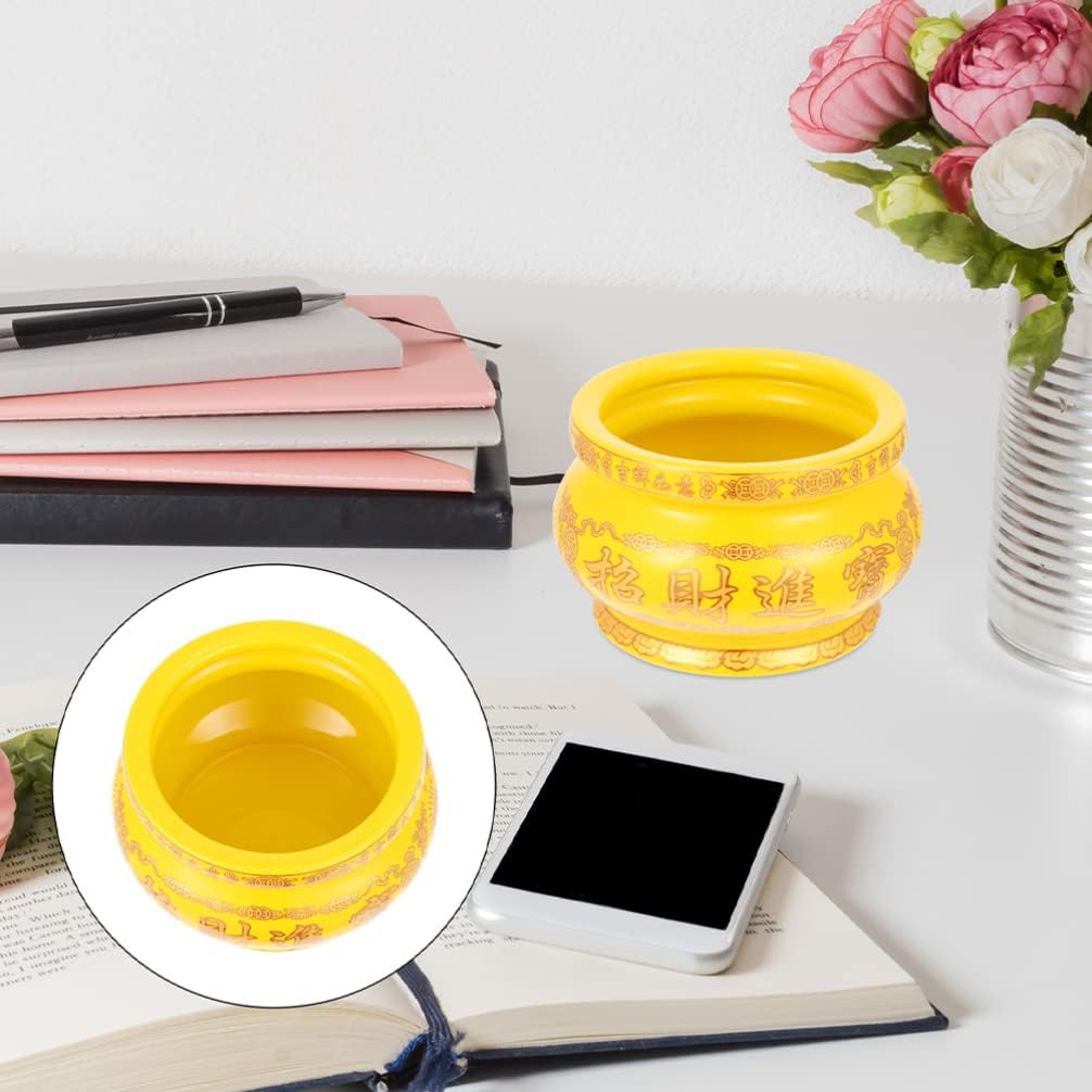 GANAZONO Vintage Ceramic Incense Burner for Sticks Zen Style Buddha Incense Holder Tray for Home Decor and Meditation image number 2