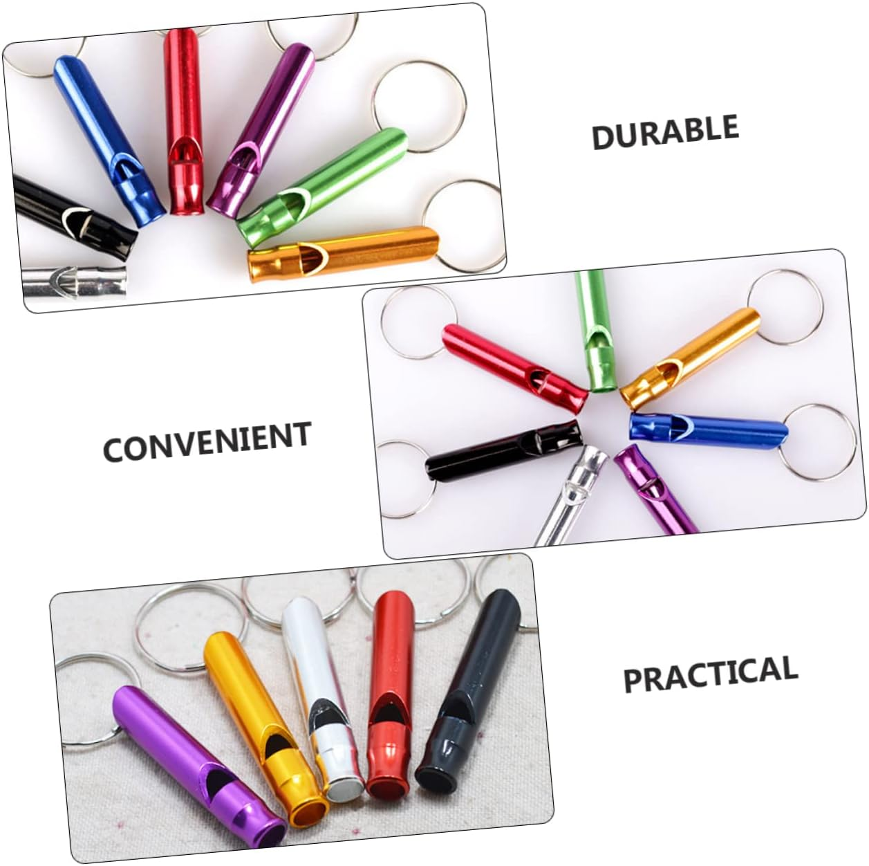 7Pcs Ultrasonic Bird Training Whistle Set for Parrots and Pigeons Ideal for Silent Training and Recall Safe Alloy Material image number 5