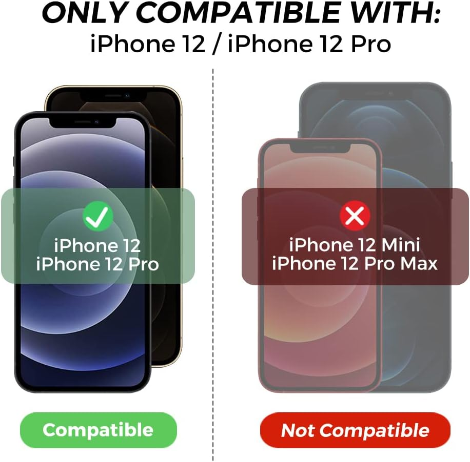 Eastele Iphone 12/12 Pro 6.1-Inch Tempered Glass Screen Protector, Japanese Glass, 2-Pack image number 5