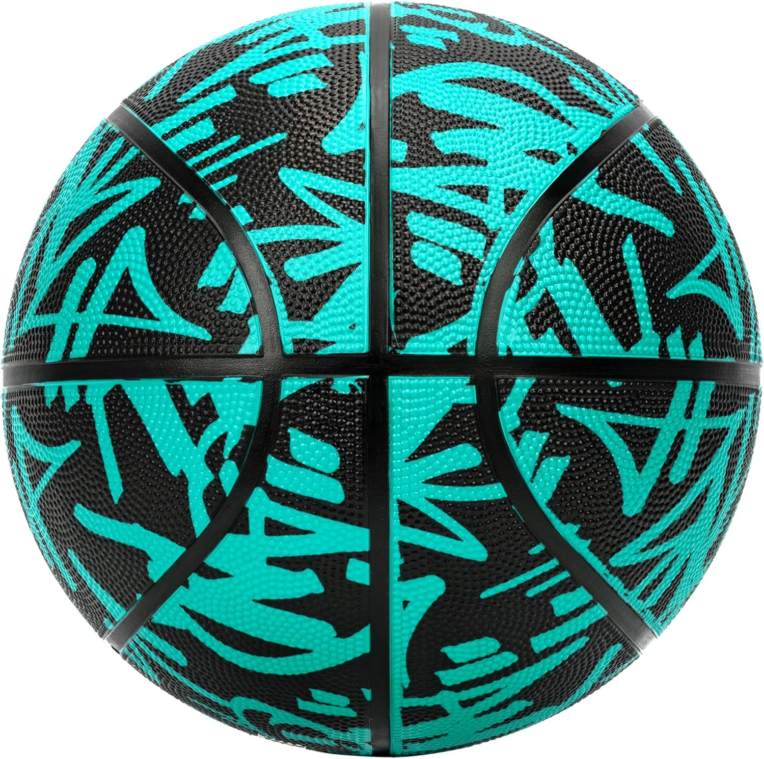 AND1 Street Ink 28.5 Basketball - Intermediate Rubber Streetball for Indoor/Outdoor Play, Includes Pump, Official Women'S High School, College, Size 6, for Girls & Women 12+ - Blue / Black image number 7