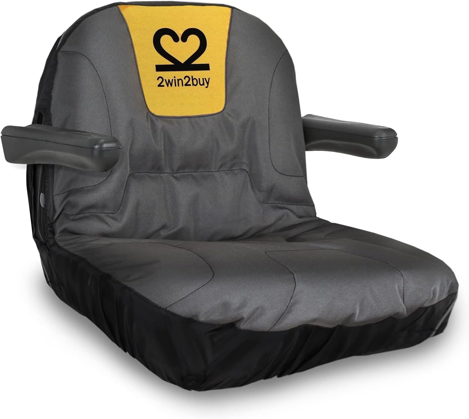 Riding Lawn Mower Seat Cover, Heavy Duty 600D Polyester Oxford Tractor Seat Cover with Padded Cushion Surface, Durable Waterproof Seat Cover Fits Craftsman,Cub Cadet,Kubota Lawn Mower Tractor