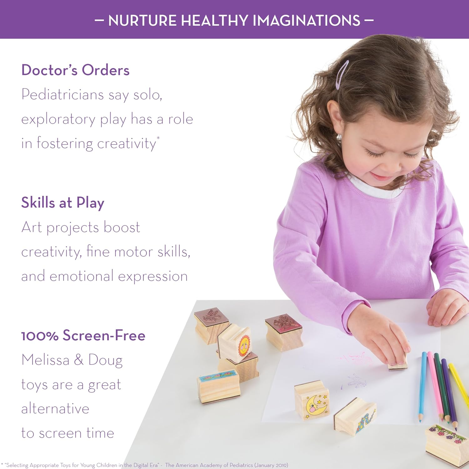 Melissa and Doug - Stamp a Scene - Fairy Garden image number 3