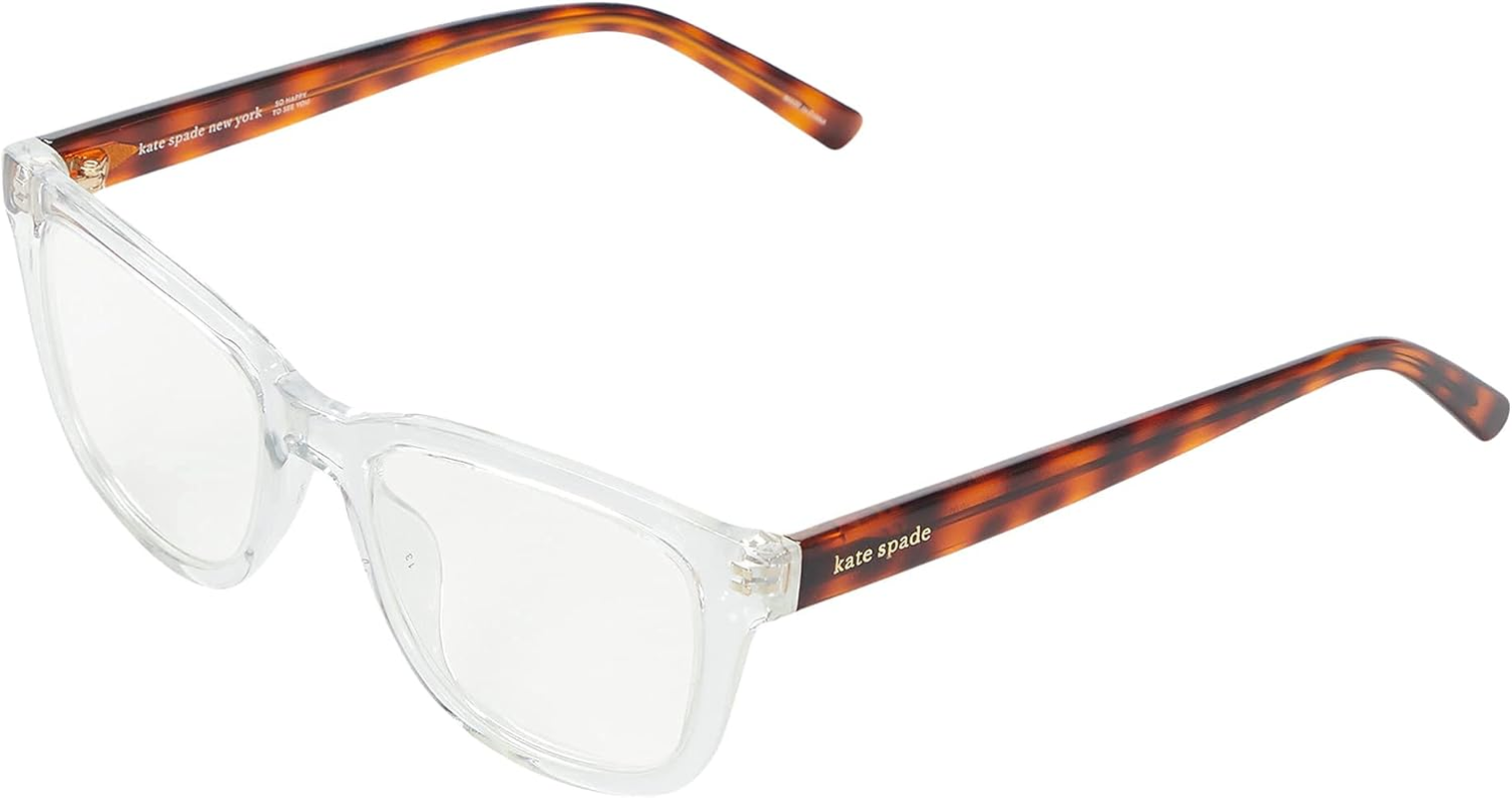 Kate Spade New York Jazelle Blue Light Glasses, Crystal/Demo Lens, 51Mm, 18Mm