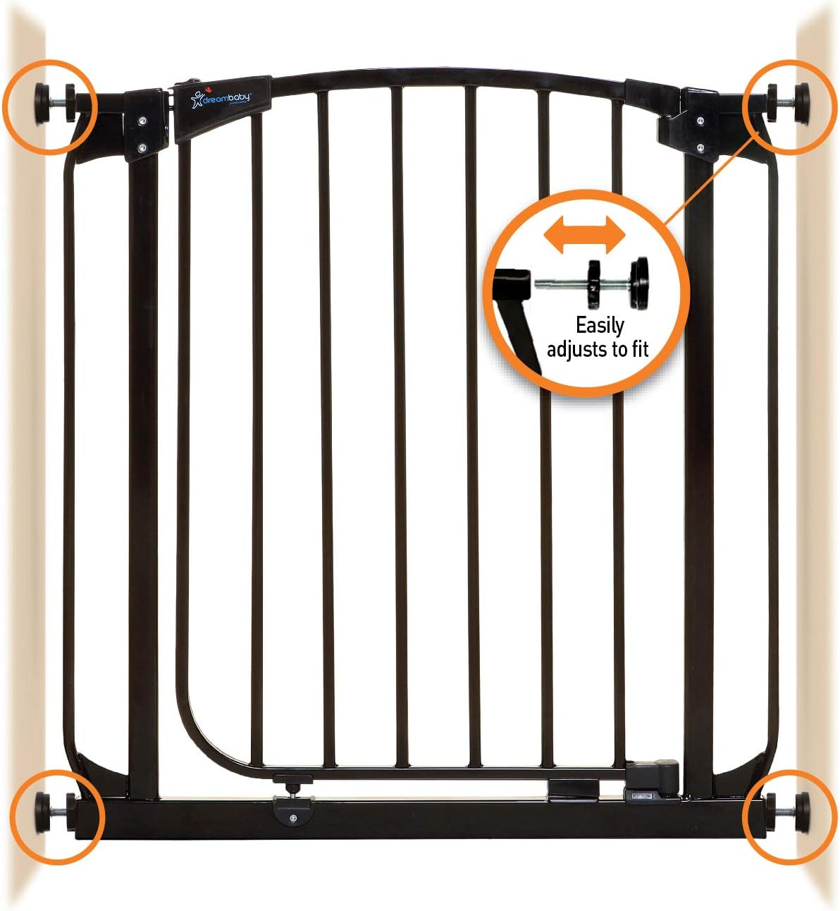 Dreambaby Chelsea and Liberty Security Gate Mounting Kit, Black, image number 2